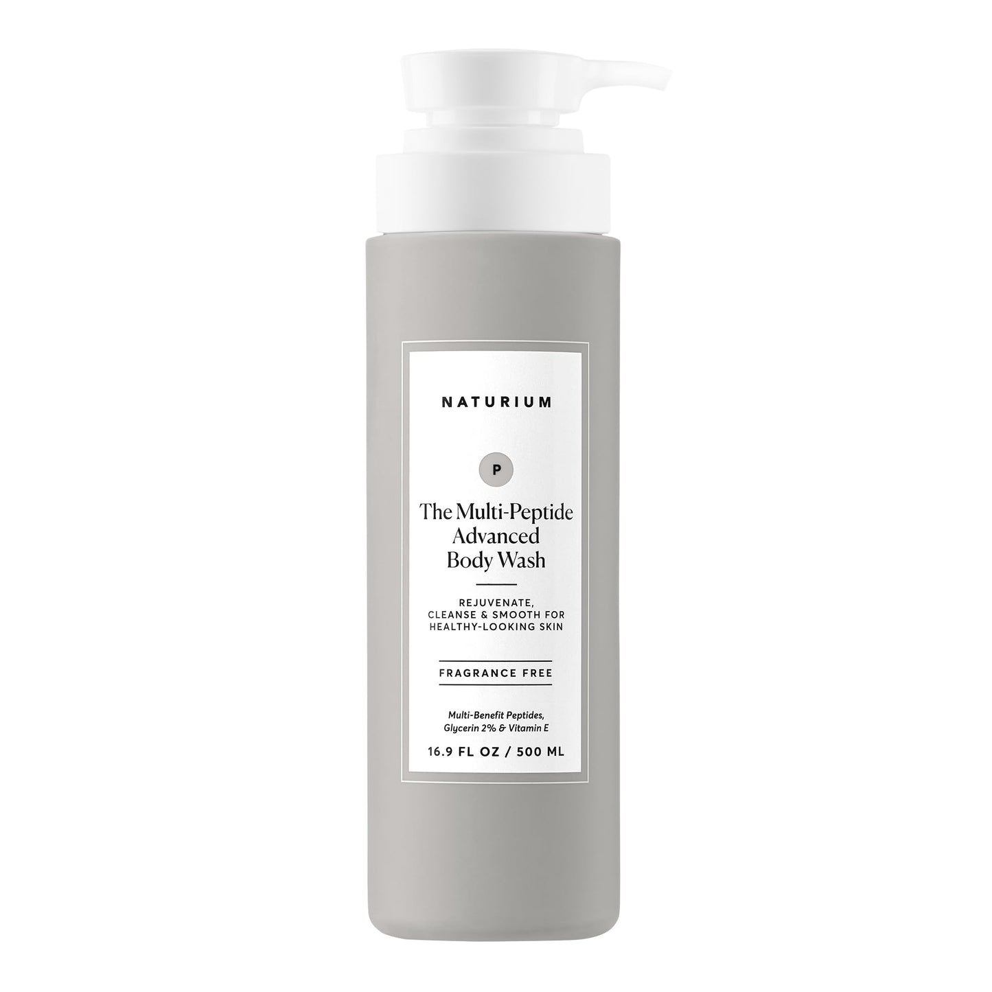 Naturium The Smoother Glycolic Acid Exfoliating Body Wash, Soft & Smoothing Cleanser, 16.9 oz
