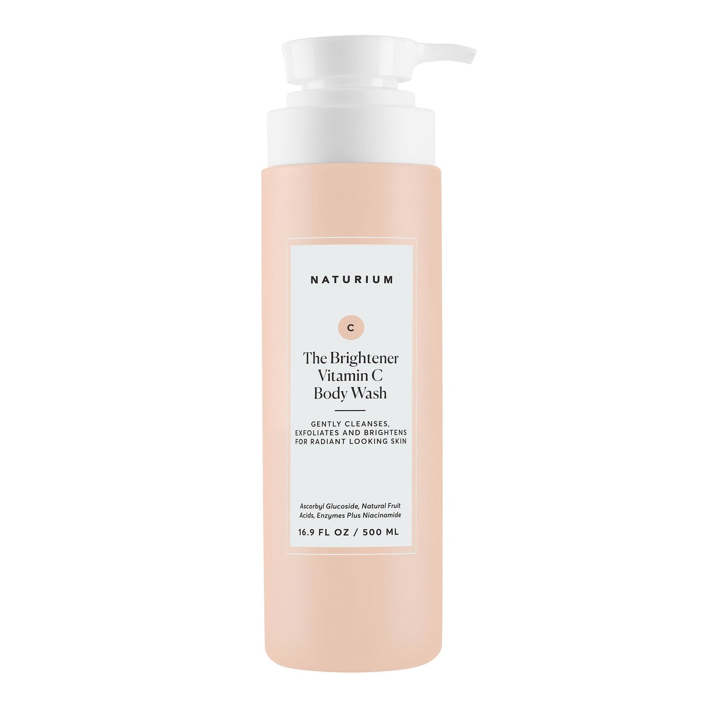 Naturium The Smoother Glycolic Acid Exfoliating Body Wash, Soft & Smoothing Cleanser, 16.9 oz