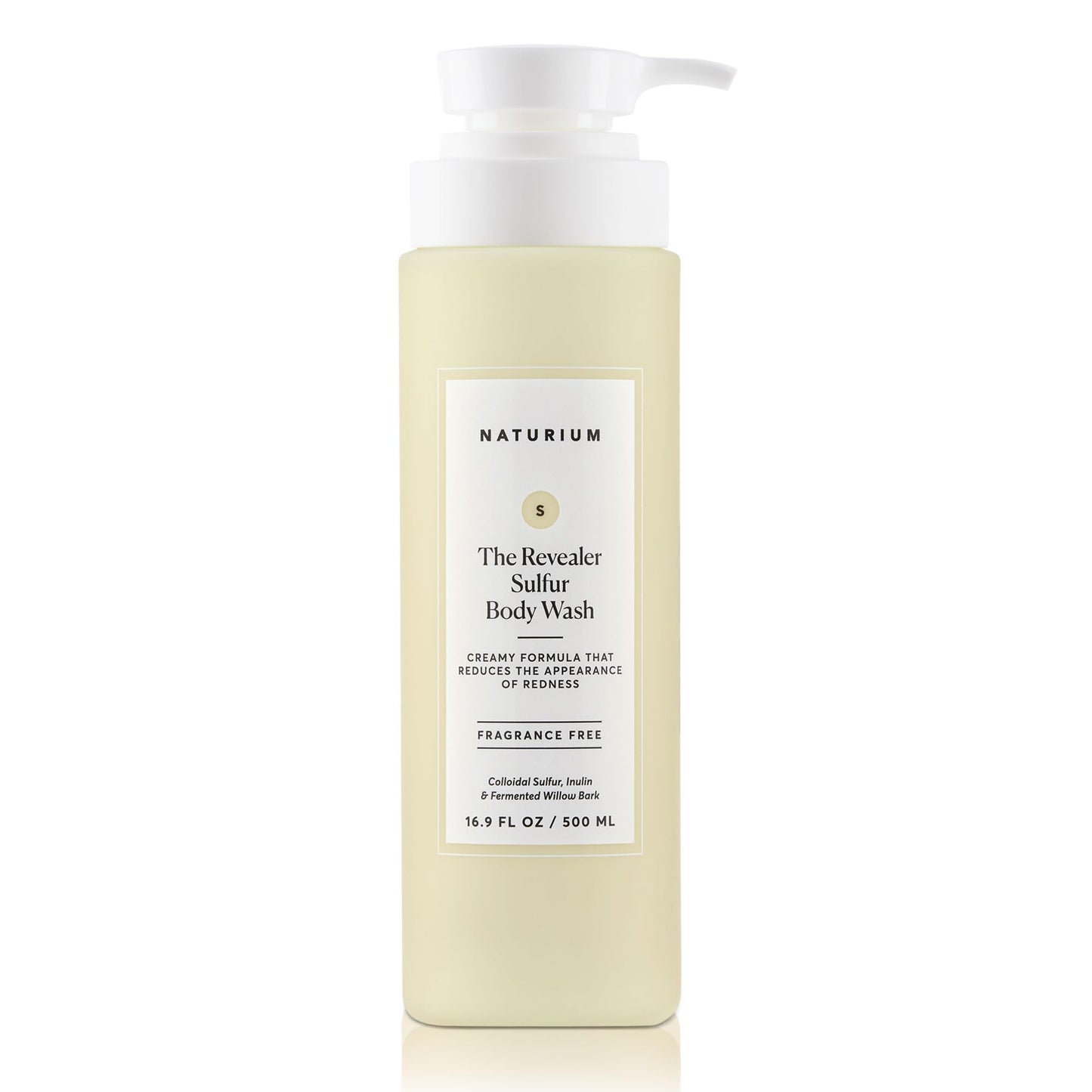 Naturium The Smoother Glycolic Acid Exfoliating Body Wash, Soft & Smoothing Cleanser, 16.9 oz