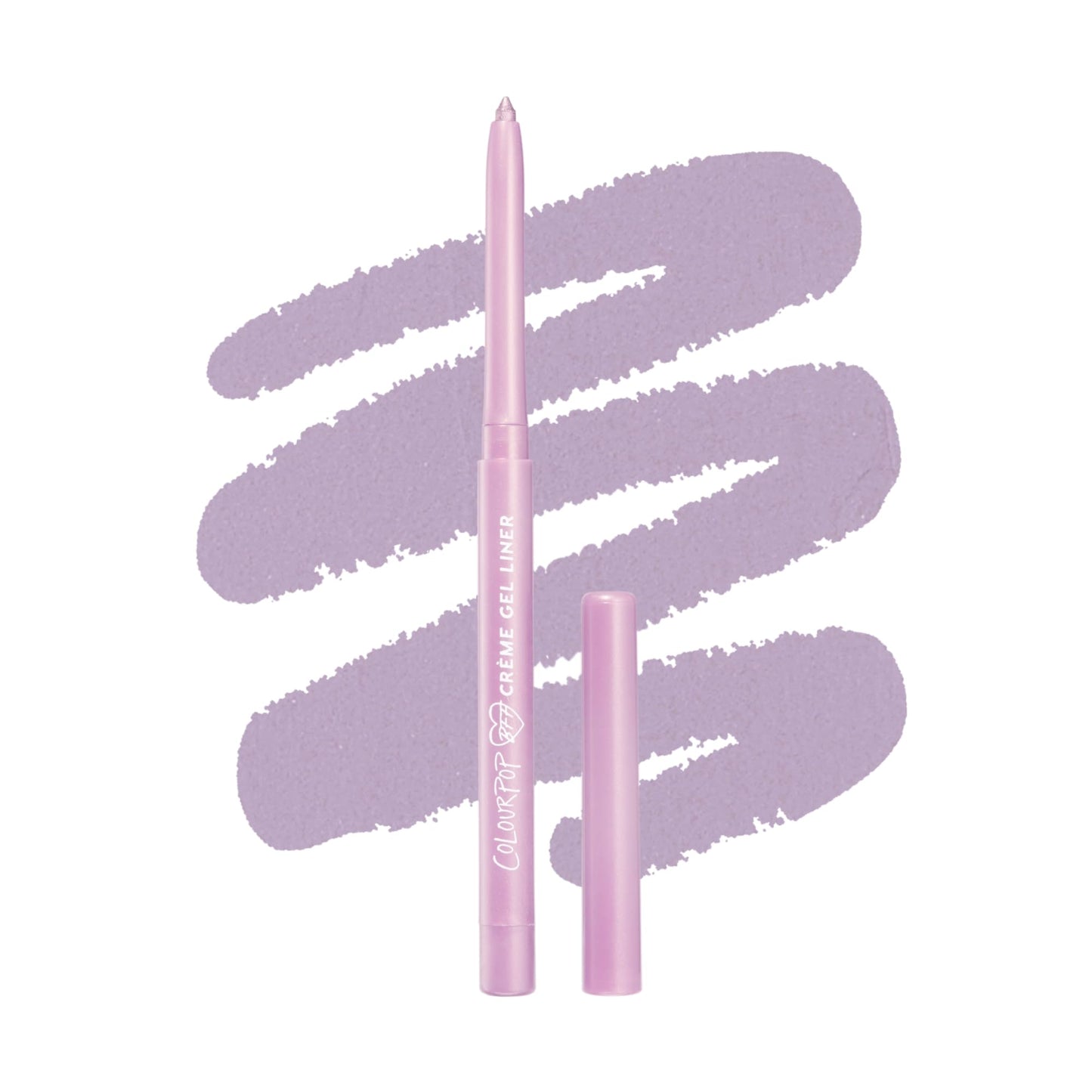 ColourPop Crème Gel Waterproof Eyeliner - 18HR Wear, Ultra-Pigmented Eyeliner Pencil with Matte & Metallic Finishes - Smudge-Proof, Vegan & Cruelty-Free - Plum Smash (0.01 oz)