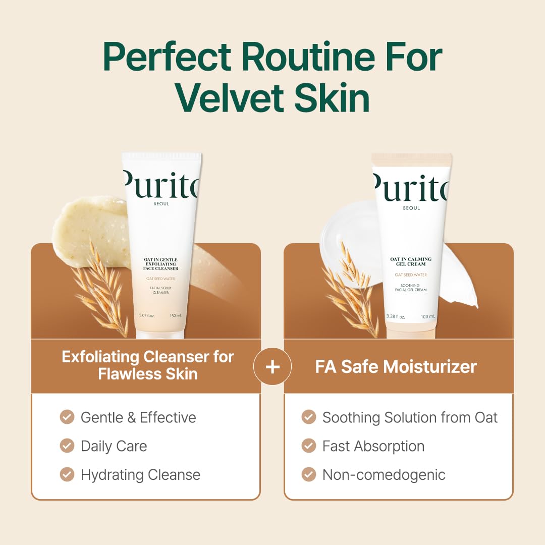 PURITO Panthenol 10% Barrier Cream | Face Moisturizer for Skin Barrier Repair | All skin types, sensitive and blemish-prone skin | Non-Comedogenic, Vegan | Korean Skincare, 100mL, 3.38 fl.oz