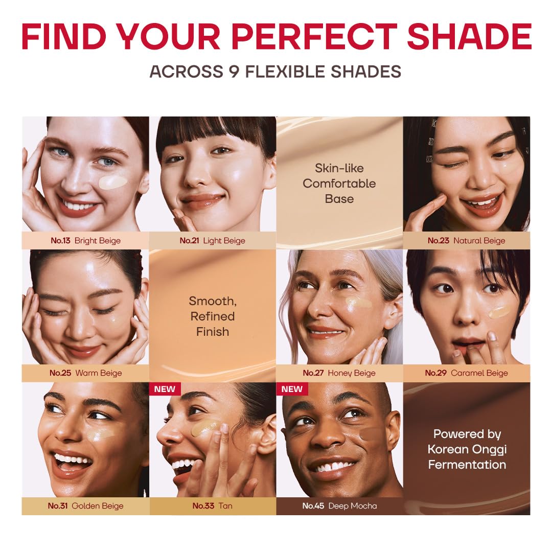 MISSHA M Perfect Cover BB Cream No.29 Caramel Beige - Medium/Tan with Warm Undertone SPF 42 PA+++ 1.69 Fl Oz - Tinted Moisturizer for face with SPF