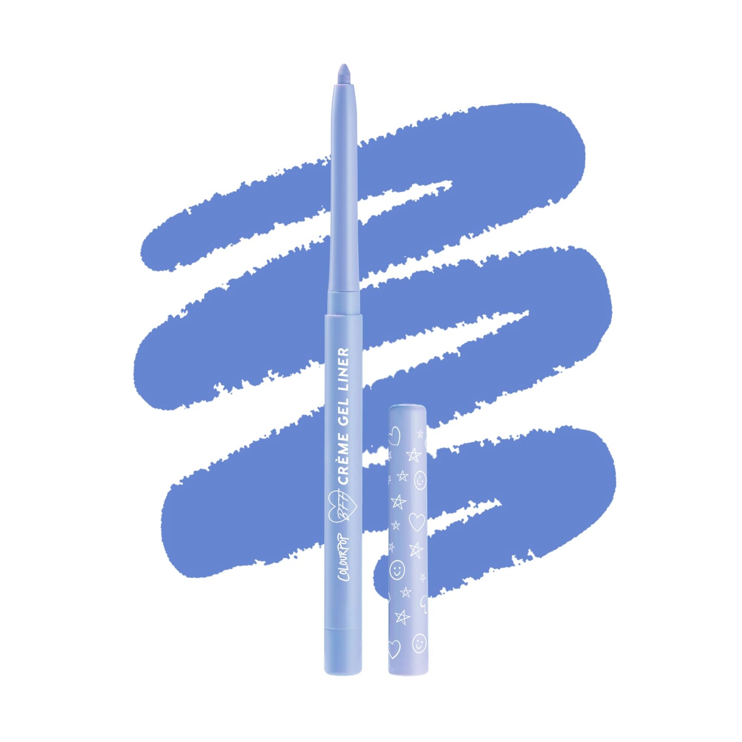 ColourPop Crème Gel Waterproof Eyeliner - 18HR Wear, Ultra-Pigmented Eyeliner Pencil with Matte & Metallic Finishes - Smudge-Proof, Vegan & Cruelty-Free - Plum Smash (0.01 oz)