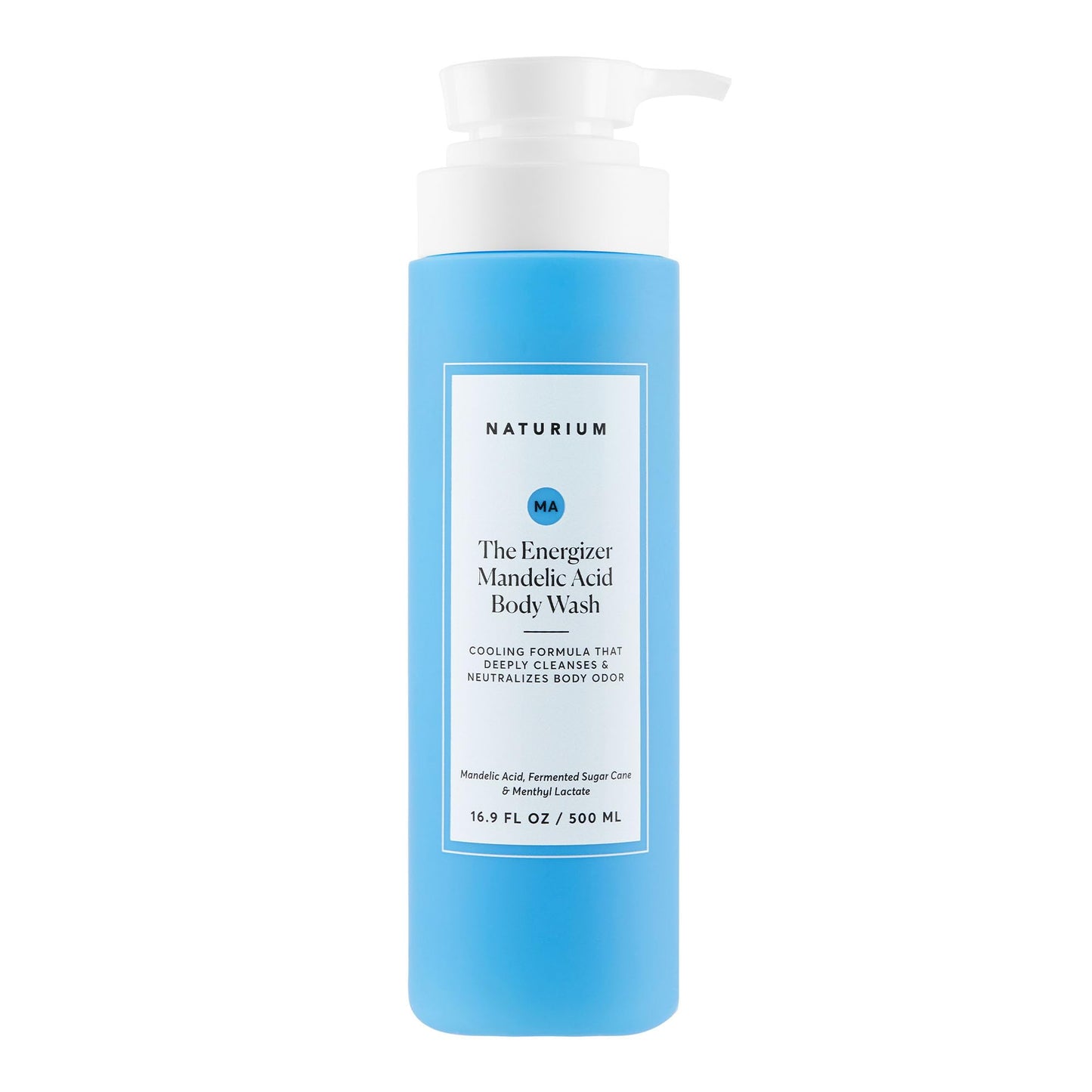 Naturium The Smoother Glycolic Acid Exfoliating Body Wash, Soft & Smoothing Cleanser, 16.9 oz