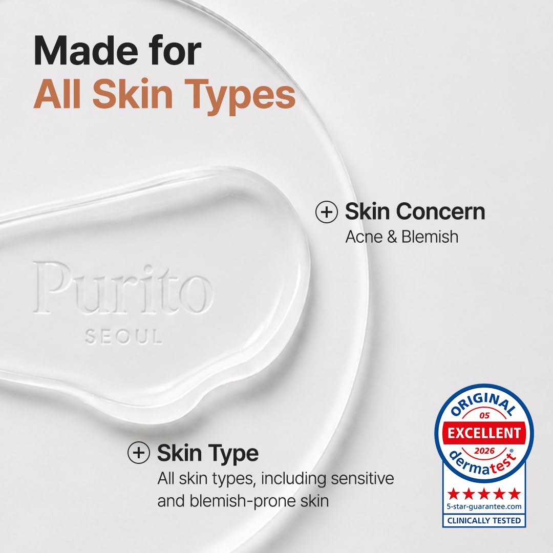 PURITO Panthenol 10% Barrier Cream | Face Moisturizer for Skin Barrier Repair | All skin types, sensitive and blemish-prone skin | Non-Comedogenic, Vegan | Korean Skincare, 100mL, 3.38 fl.oz