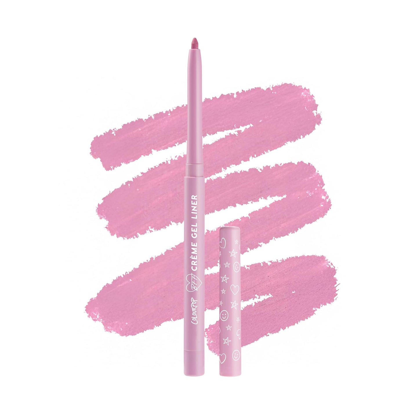 ColourPop Crème Gel Waterproof Eyeliner - 18HR Wear, Ultra-Pigmented Eyeliner Pencil with Matte & Metallic Finishes - Smudge-Proof, Vegan & Cruelty-Free - Plum Smash (0.01 oz)