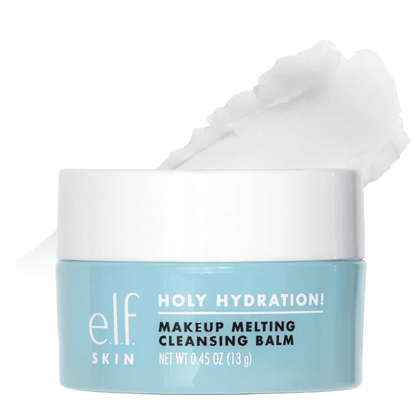 e.l.f. SKIN Holy Hydration! Makeup Melting Cleansing Balm, Face Cleanser & Makeup Remover, Infused with Hyaluronic Acid to Hydrate Skin