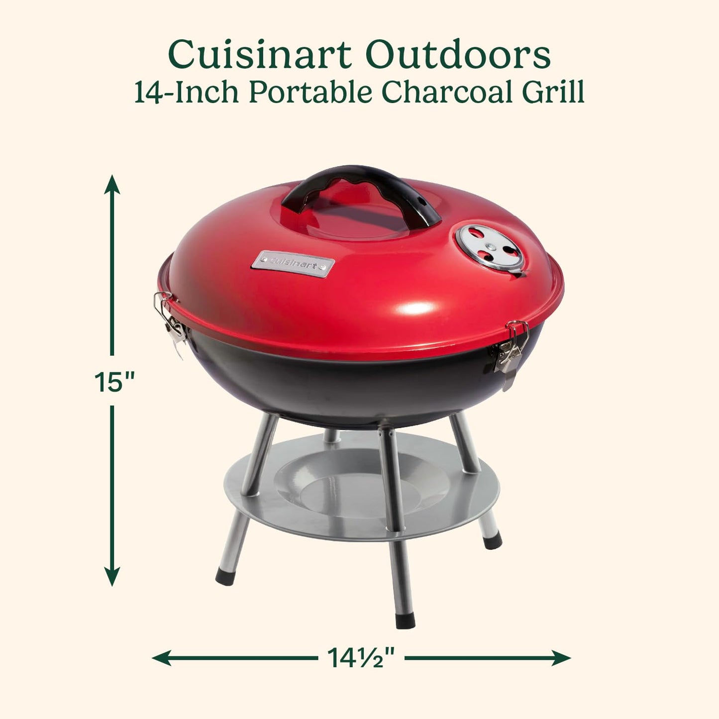 Cuisinart 14" Portable Charcoal Grill