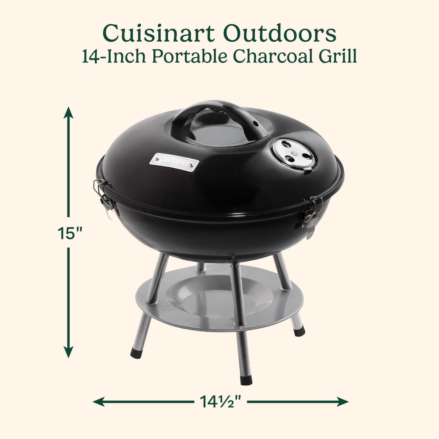Cuisinart 14" Portable Charcoal Grill
