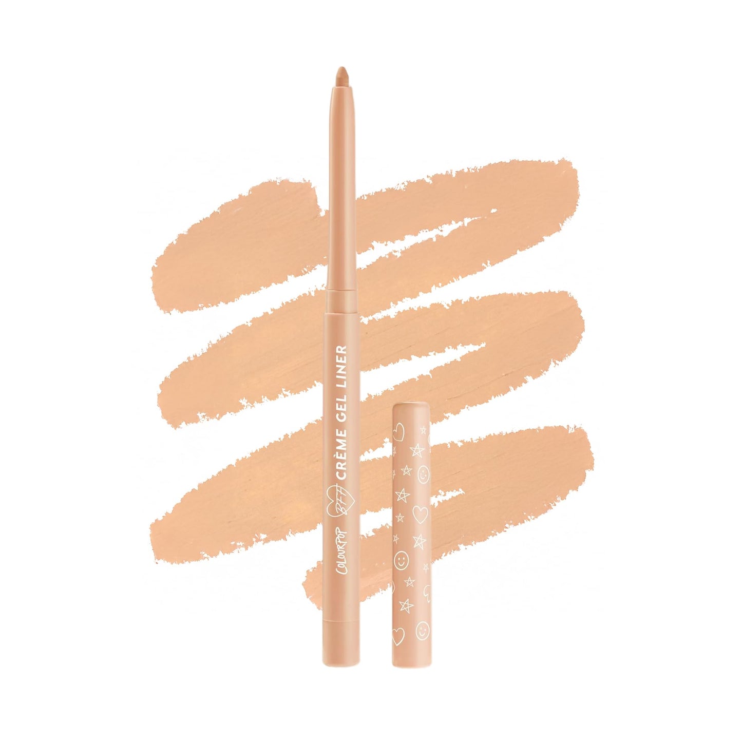 ColourPop Crème Gel Waterproof Eyeliner - 18HR Wear, Ultra-Pigmented Eyeliner Pencil with Matte & Metallic Finishes - Smudge-Proof, Vegan & Cruelty-Free - Plum Smash (0.01 oz)