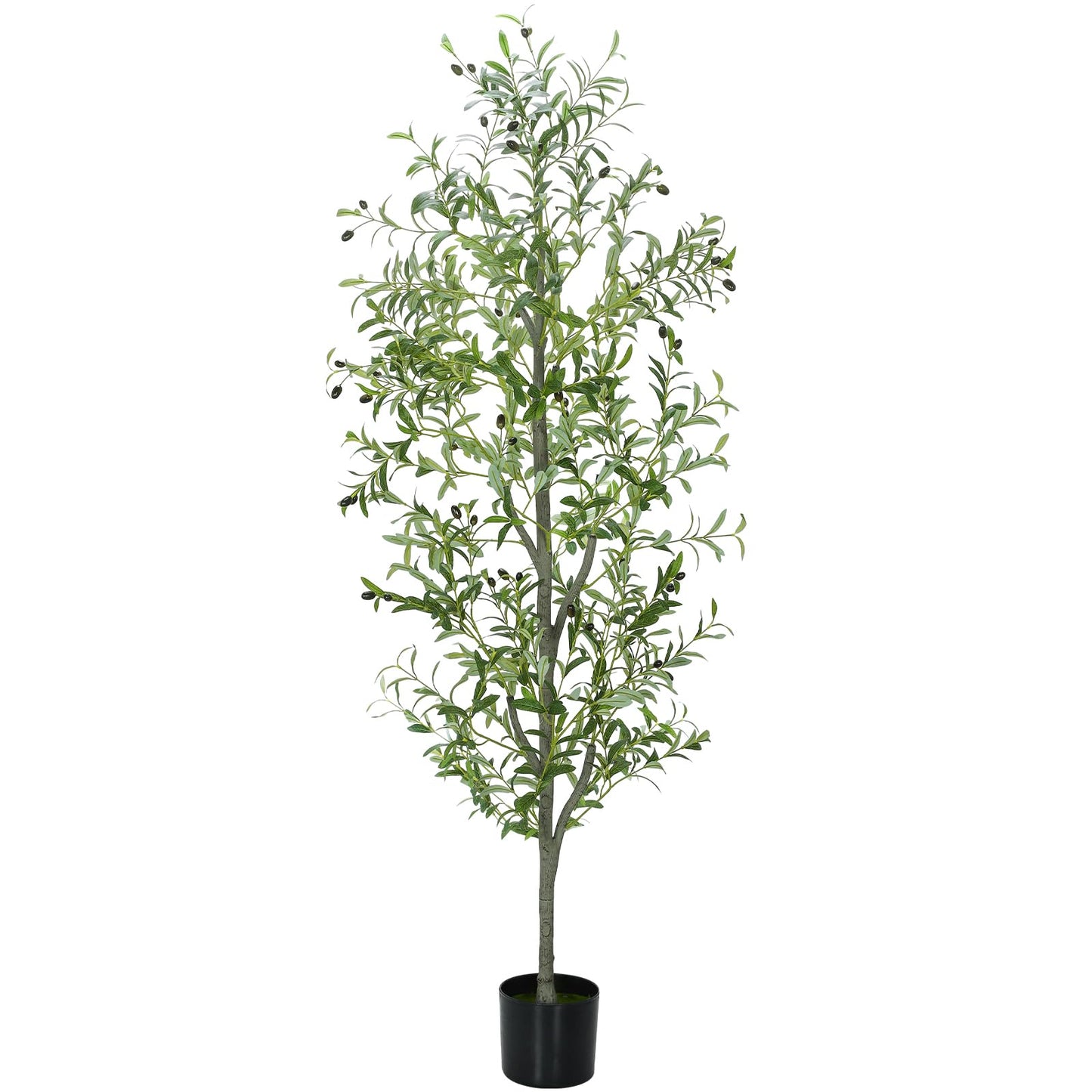 6FT Fall Artificial Eucalyptus Tree with Wicker Basket, Orange Potted Faux Eucalyptus Trees, Autumn Fake Eucalyptus Plants, Lifelike Leaves & Natural Trunk for Home Office Bedroom, Indoor