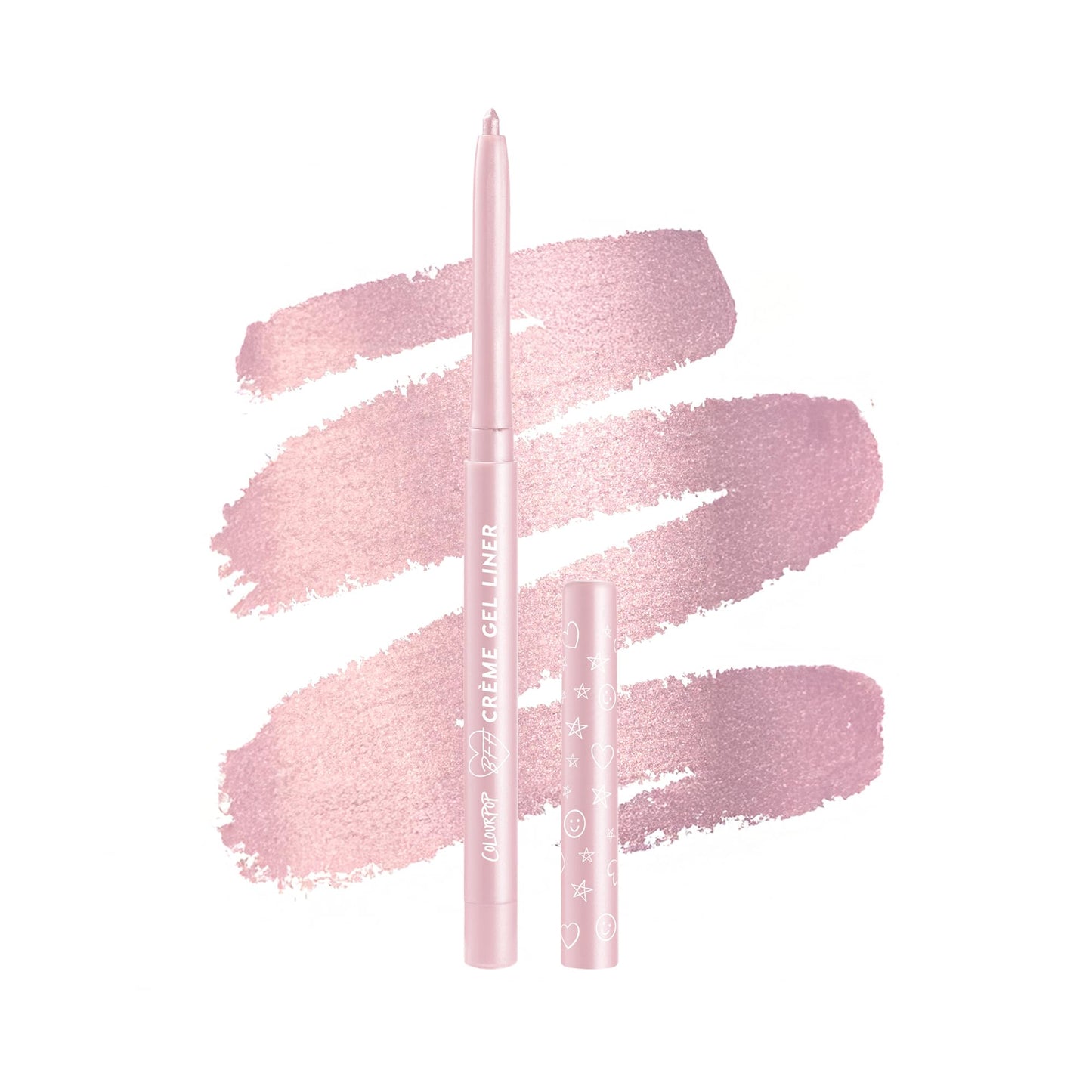ColourPop Crème Gel Waterproof Eyeliner - 18HR Wear, Ultra-Pigmented Eyeliner Pencil with Matte & Metallic Finishes - Smudge-Proof, Vegan & Cruelty-Free - Plum Smash (0.01 oz)