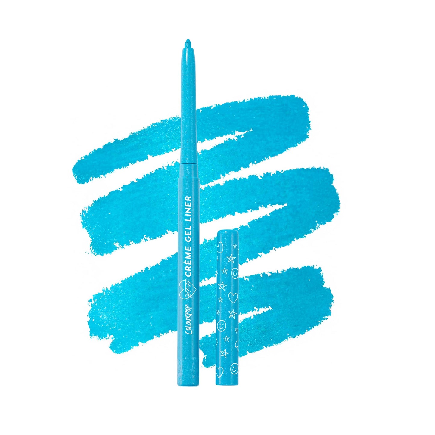ColourPop Crème Gel Waterproof Eyeliner - 18HR Wear, Ultra-Pigmented Eyeliner Pencil with Matte & Metallic Finishes - Smudge-Proof, Vegan & Cruelty-Free - Plum Smash (0.01 oz)