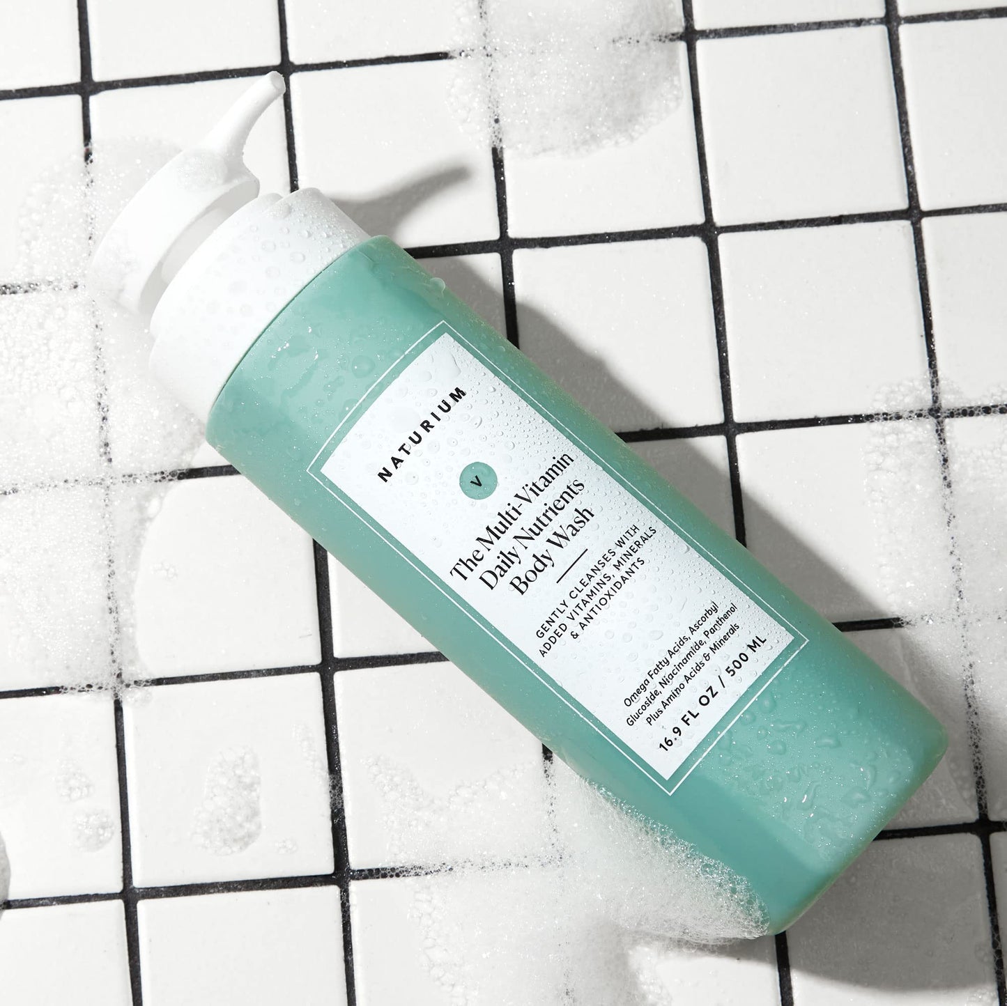Naturium The Smoother Glycolic Acid Exfoliating Body Wash, Soft & Smoothing Cleanser, 16.9 oz