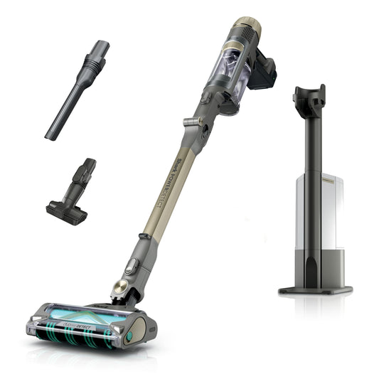 Shark PowerDetect Cordless Stick Vacuum, Powerful Suction, HEPA Filtration, Carpet & Hard Floor, Portable, Stick Vacuum for Pet Hair, Java Ice Blue, IP1255