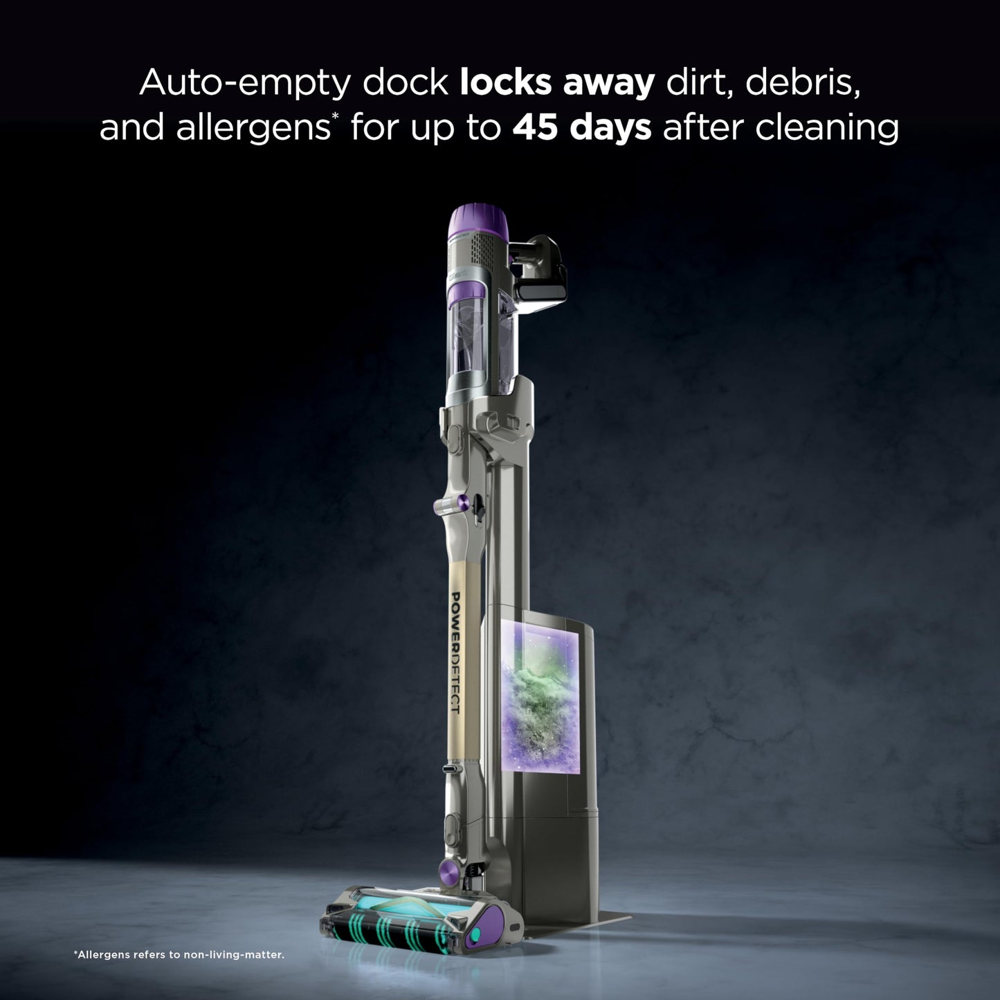 Shark PowerDetect Cordless Stick Vacuum, Powerful Suction, HEPA Filtration, Carpet & Hard Floor, Portable, Stick Vacuum for Pet Hair, Java Ice Blue, IP1255