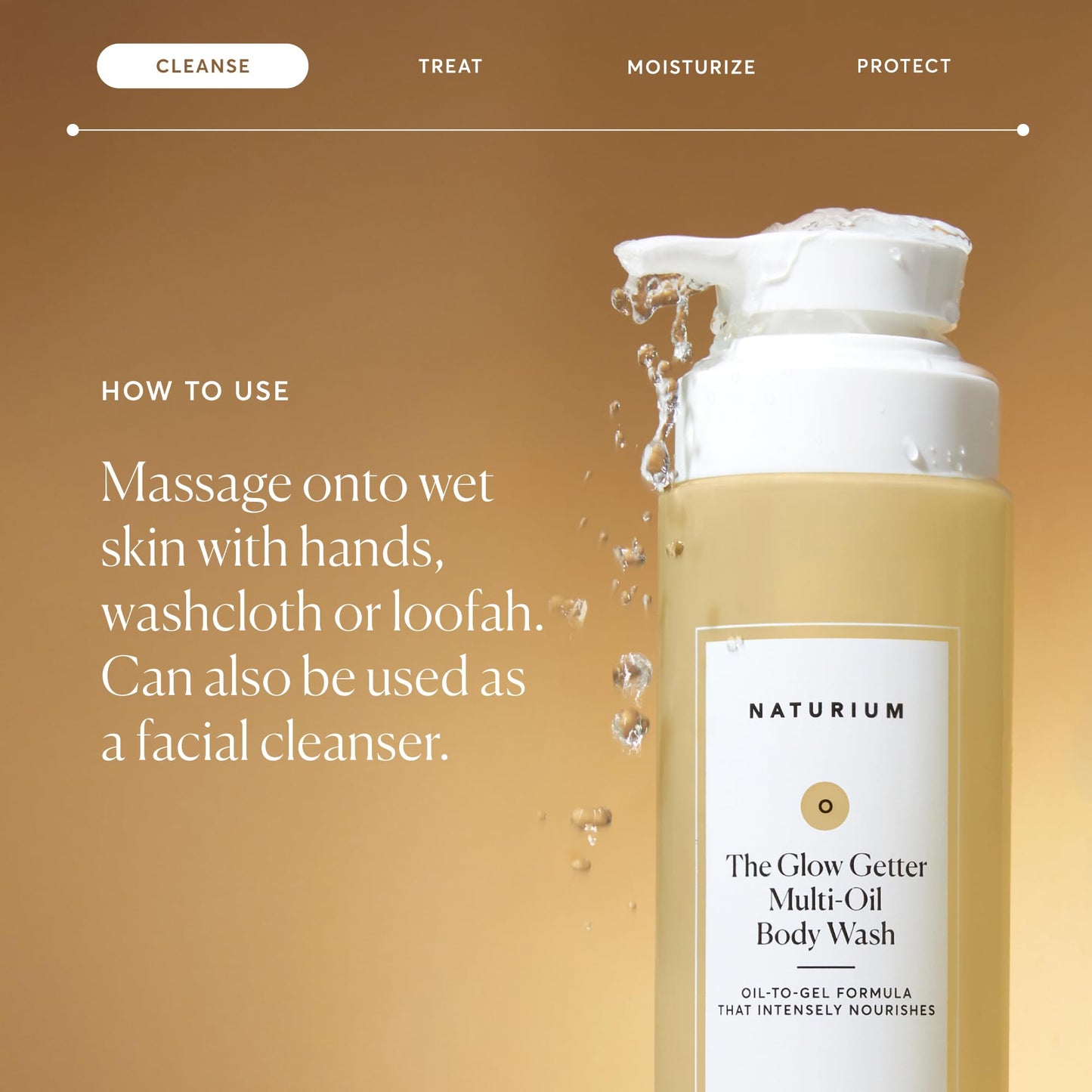 Naturium The Smoother Glycolic Acid Exfoliating Body Wash, Soft & Smoothing Cleanser, 16.9 oz