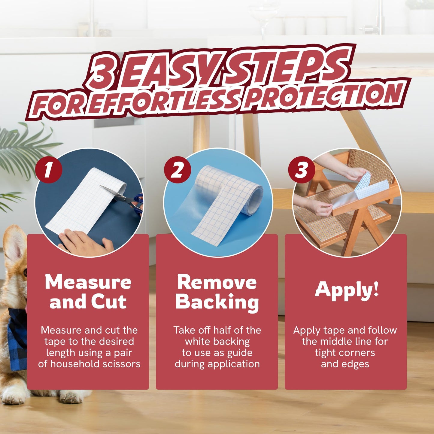 8 Pack Cat Scratch Furniture Protector Sheets – Matte Finish Couch & Sofa Guard from Cat Claws – Easy Apply, Removable, with Twist Pins (4 XL + 4 Large)