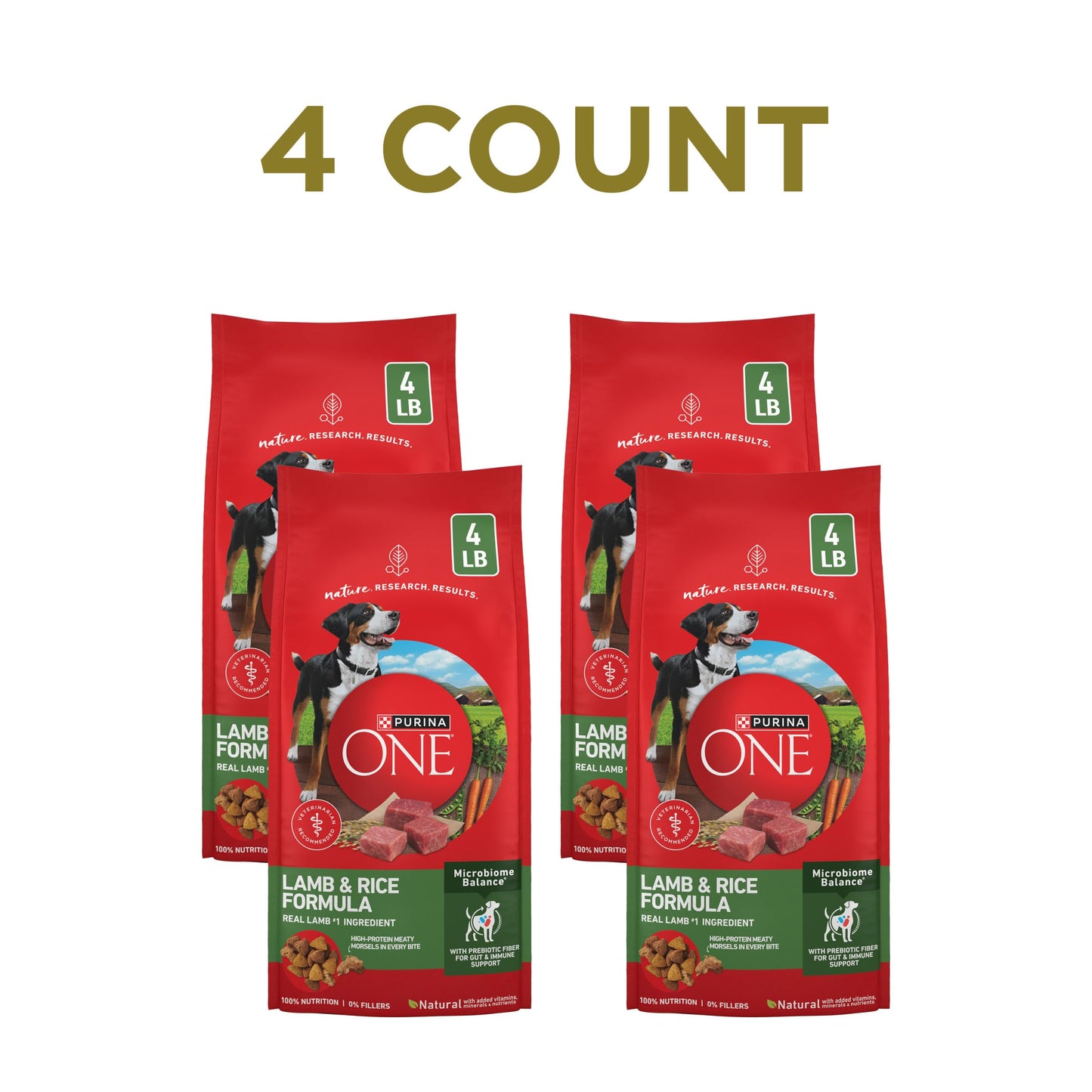 Purina ONE Dry Dog Food Lamb and Rice Formula - 31.1 lb. Bag