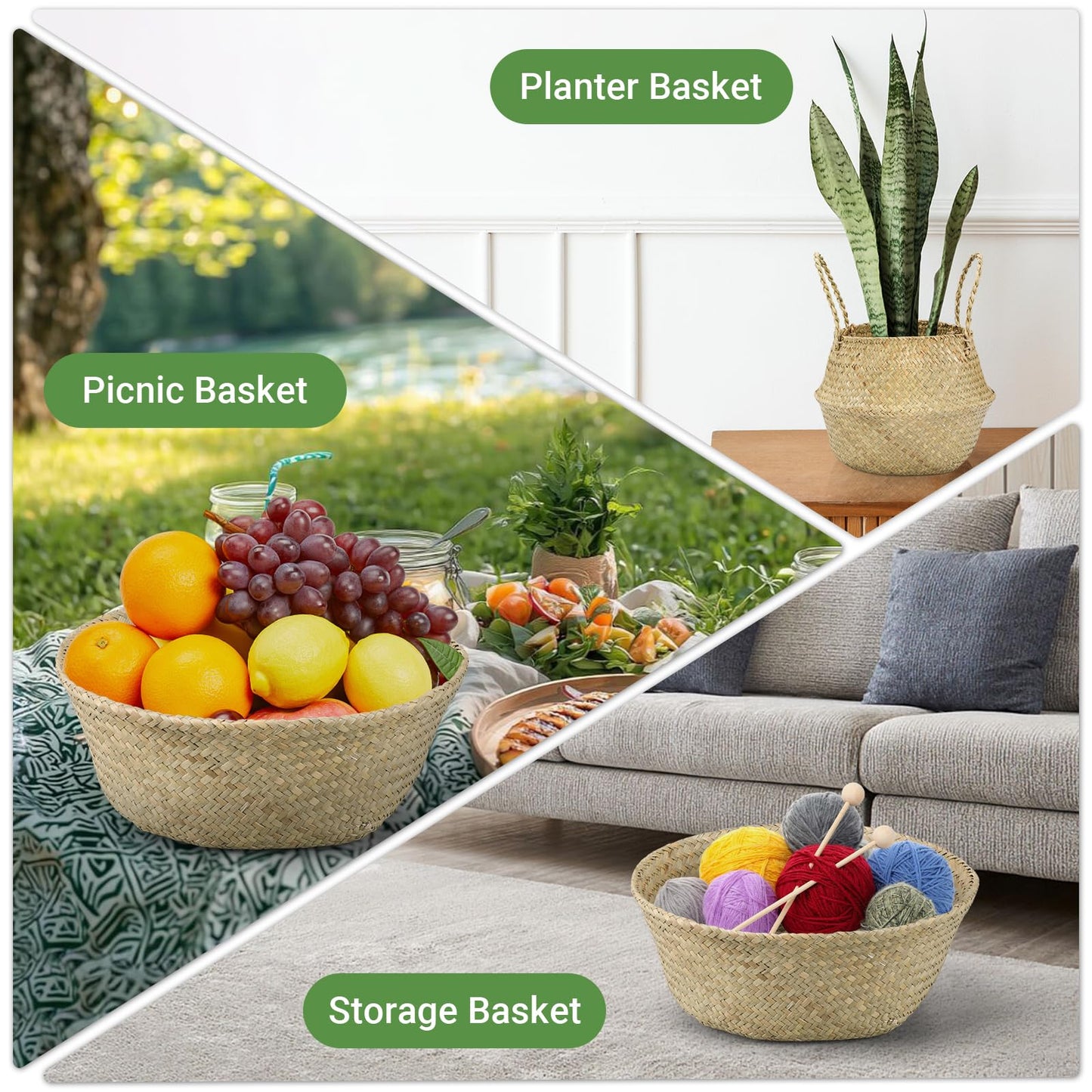 6FT Fall Artificial Eucalyptus Tree with Wicker Basket, Orange Potted Faux Eucalyptus Trees, Autumn Fake Eucalyptus Plants, Lifelike Leaves & Natural Trunk for Home Office Bedroom, Indoor