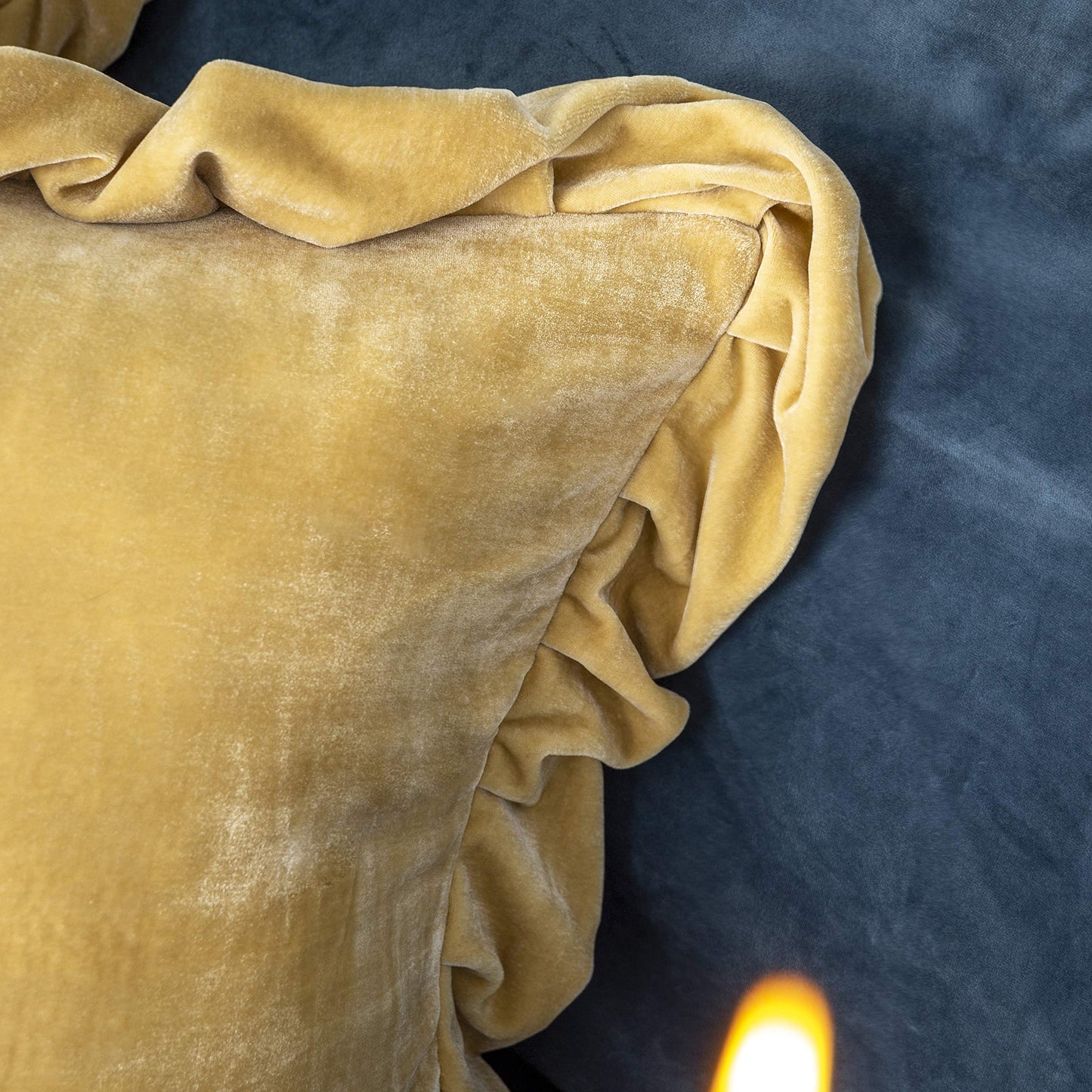 Glory Season Velvet Throw Pillow Cover Soft Decorative Luxurious Solid Square Cushion Case for Sofa Couch Bedroom Farmhouse,Pack of 2, 18 x 18 Inches, Golden Camel